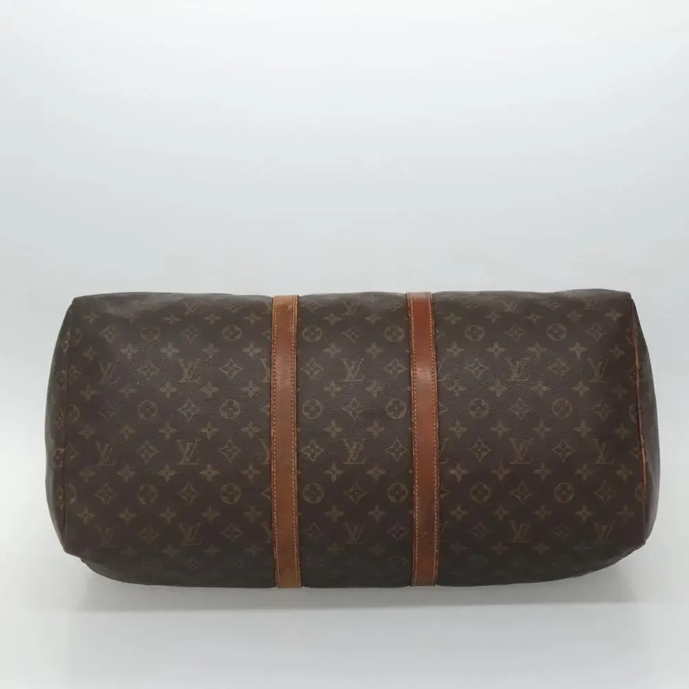 LOUIS VUITTON Monogram Keepall 55 Boston Bag M41424